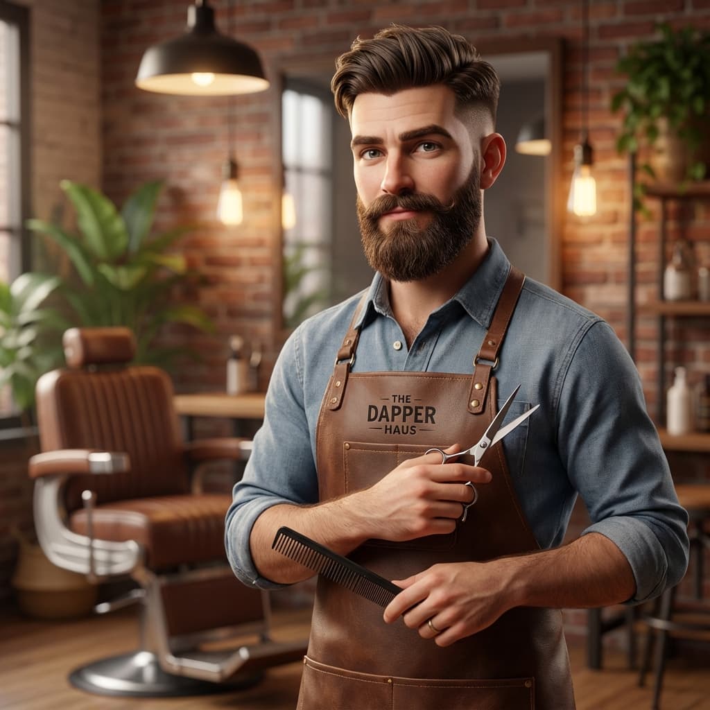 Modern Barber Character